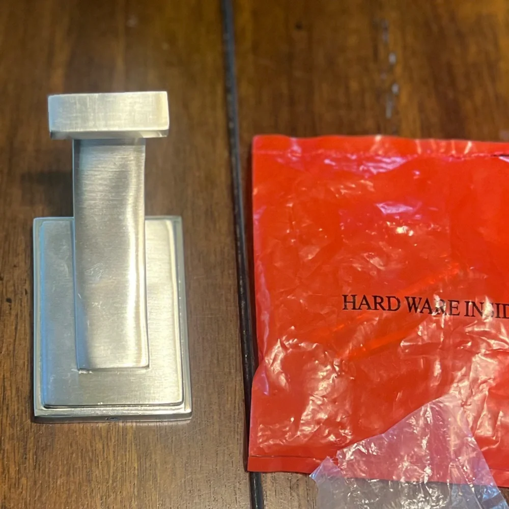 NEW🩶RESTORATION HARDWARE STRANDE Hook in Satin NICKEL $45